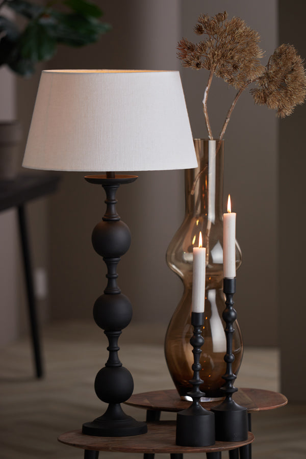 Lamp base 17x70 cm LESANE matt black - Majorr