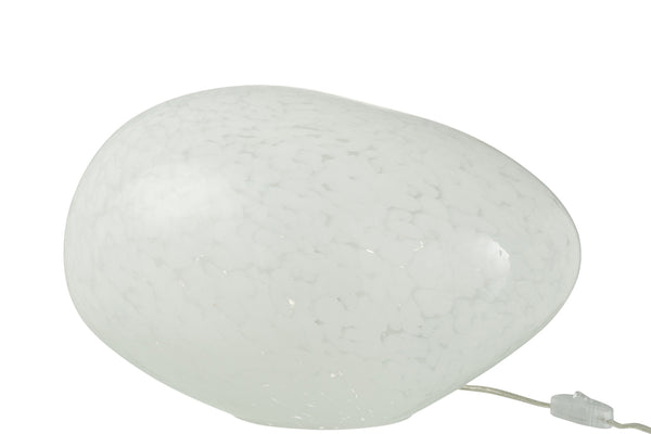 Lamp Dany Spots Oval Glass White - Majorr