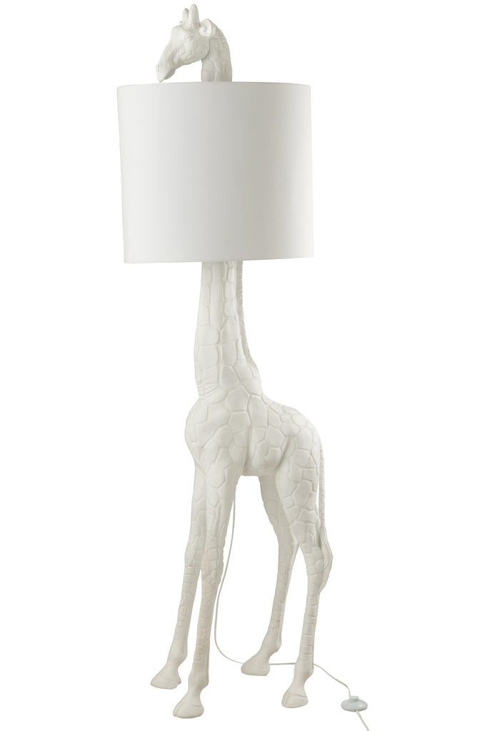 Lamp Giraffe Poly White - Majorr