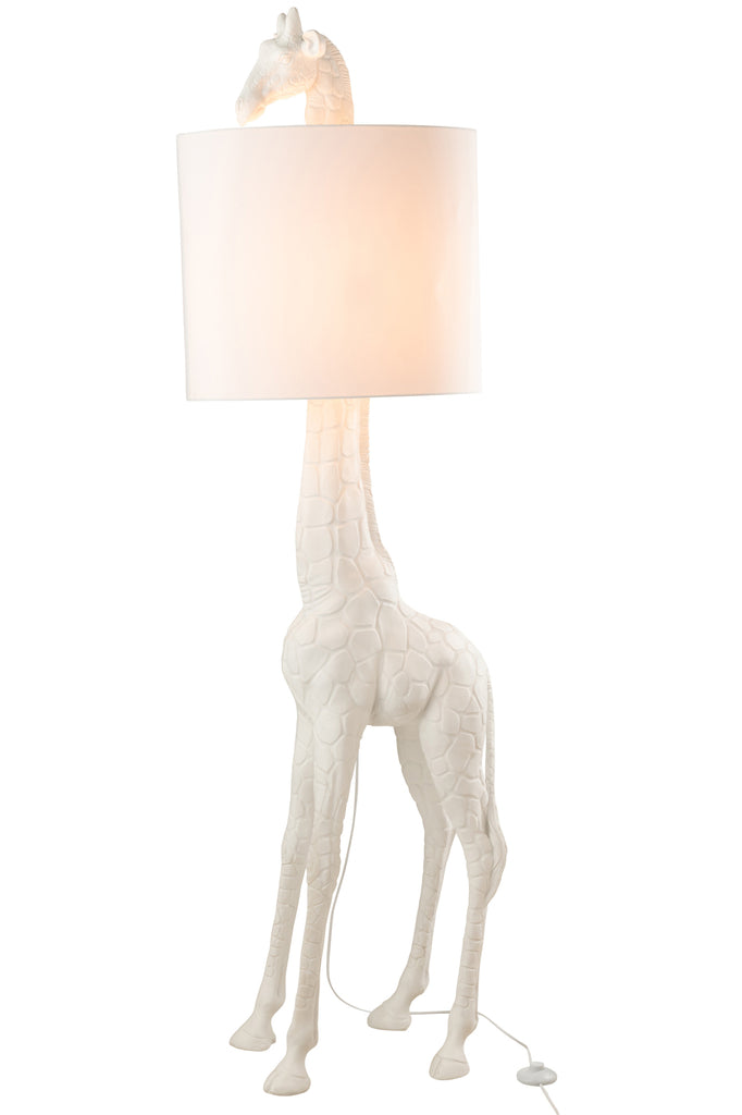 Lamp Giraffe Poly White - Majorr