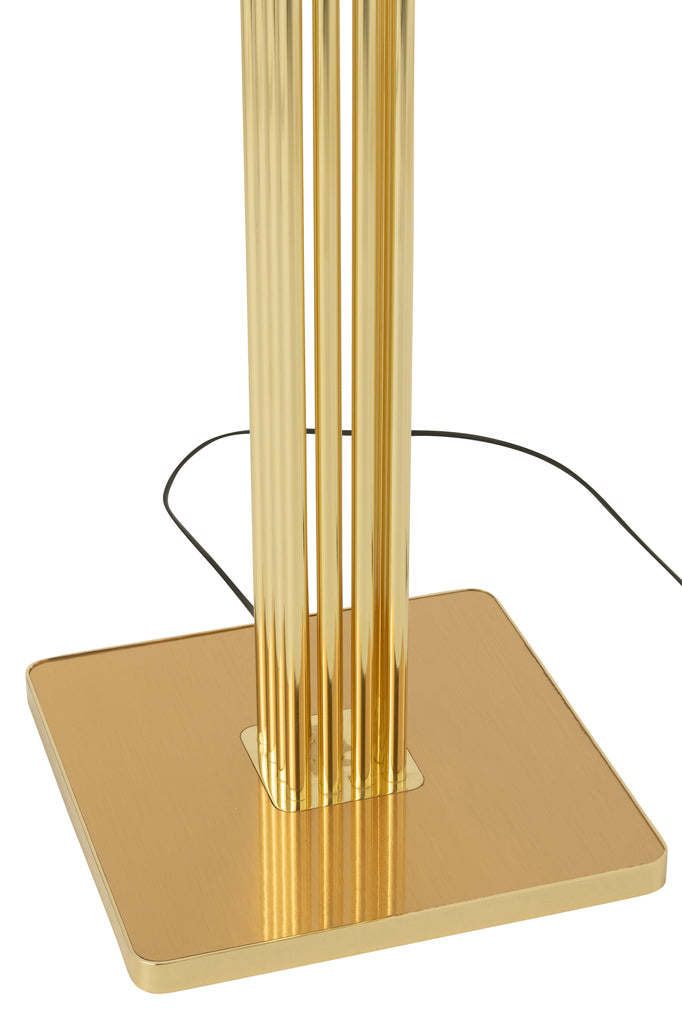 Lamp Moderna Gold Metal/Textile - Majorr