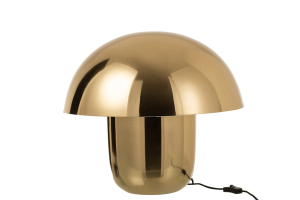 Lamp Mushroom Iron Gold Large - Majorr