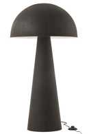 Lamp Mushroom Metal Matte Black Extra Large - Majorr