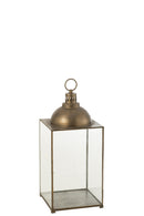 Lantern Hagrid Glass/Iron Bronze M - Majorr