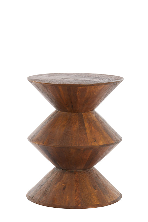 Bijzettafel Larus - Hout - Ø40cm - Majorr