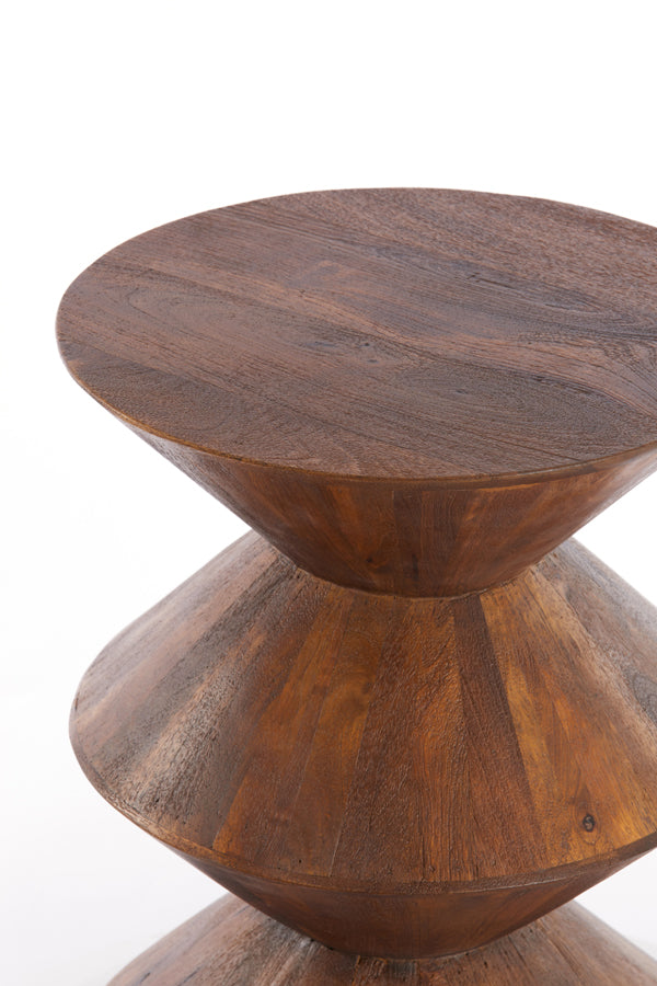 Bijzettafel Larus - Hout - Ø40cm - Majorr