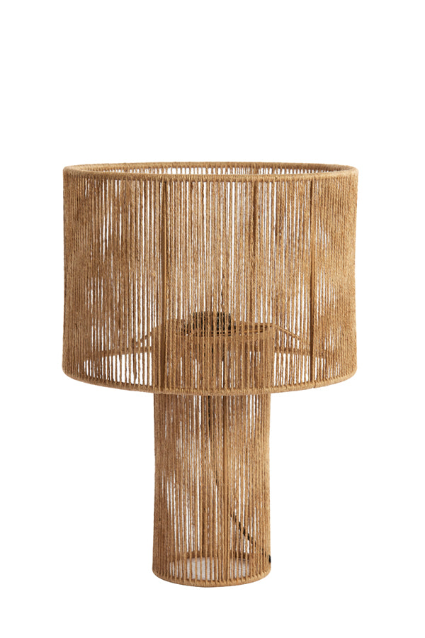 Table lamp 30x43 cm LAVATERA jute natural - Majorr