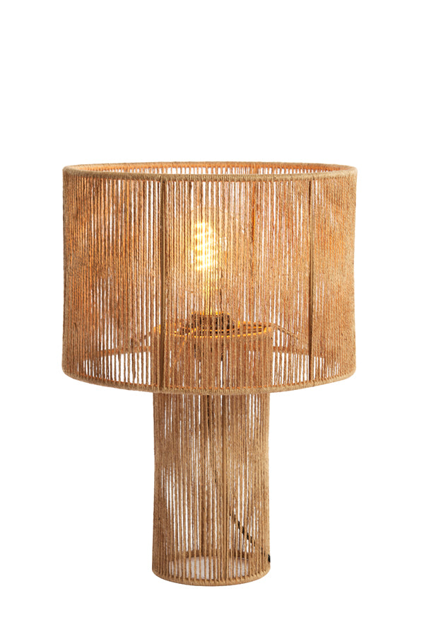 Table lamp 30x43 cm LAVATERA jute natural - Majorr