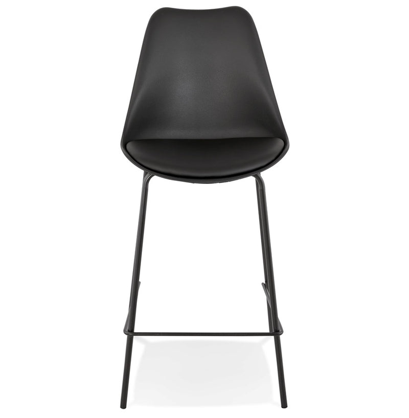 Halfhoge zwarte barkruk 'LEMON MINI' - Majorr