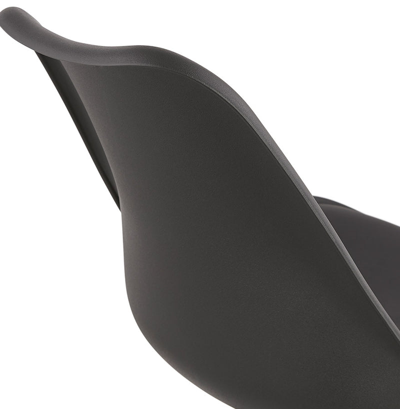 Zwarte design barkruk 'LEMON' - Majorr