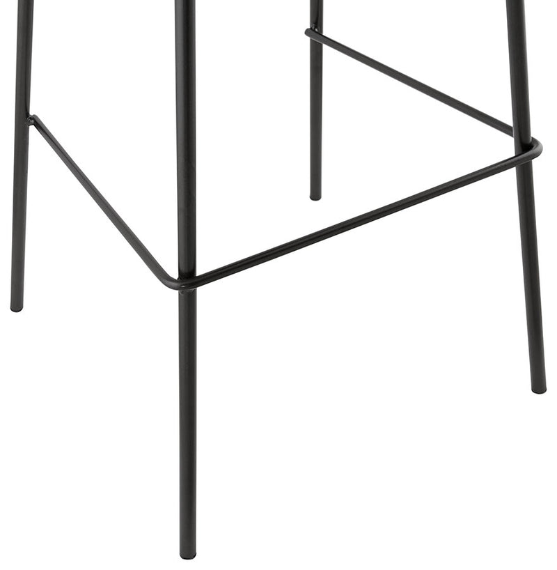 Zwarte design barkruk 'LEMON' - Majorr