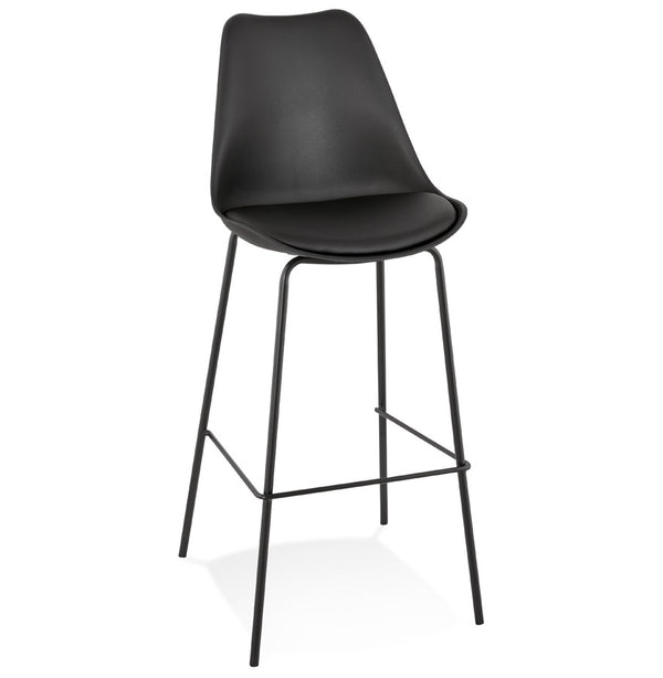 Zwarte design barkruk 'LEMON' - Majorr