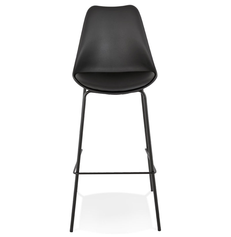 Zwarte design barkruk 'LEMON' - Majorr