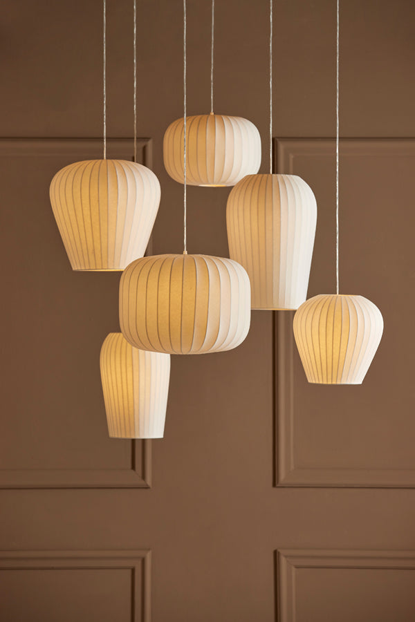 Hanging lamp 44x31 cm LEXA white - Majorr