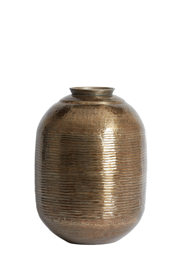 Vase deco 37x49 cm LISBOA antique gold - Majorr