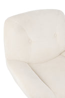 Lounge Chair Chill Metal/Plywood Cream/Silver - Majorr