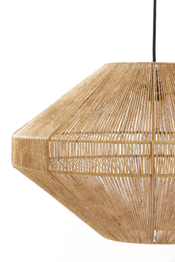 Hanging lamp 60x37 cm MALLOW jute natural - Majorr