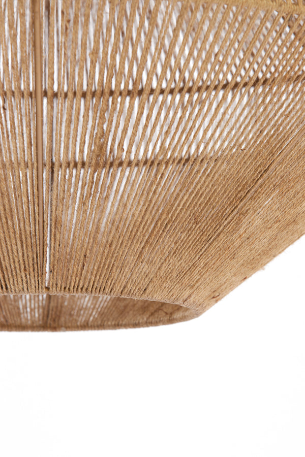 Hanging lamp 60x37 cm MALLOW jute natural - Majorr