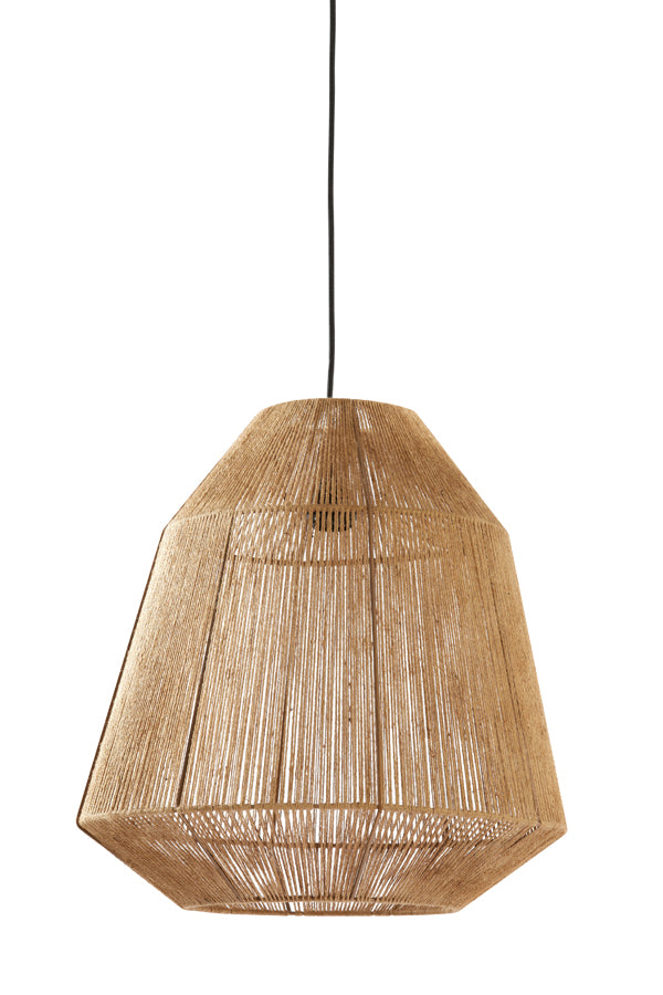 Hanging lamp 50x50 cm MALVA jute natural - Majorr