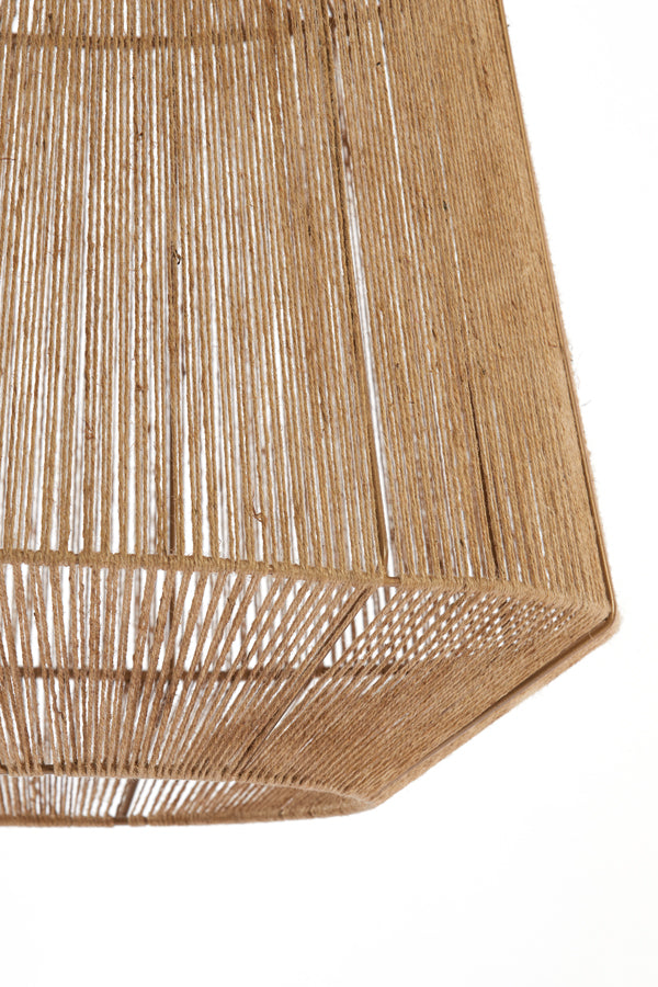 Hanging lamp 50x50 cm MALVA jute natural - Majorr