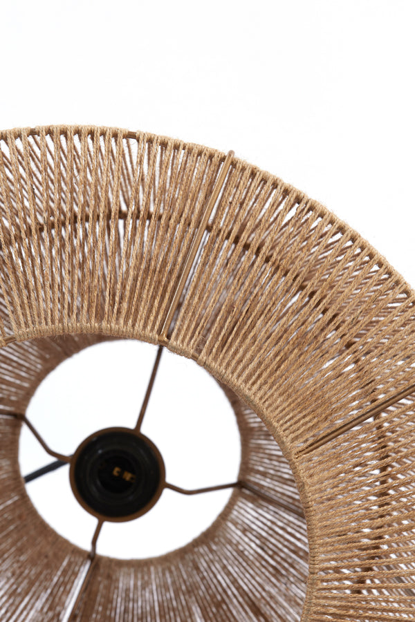 Hanging lamp 50x50 cm MALVA jute natural - Majorr