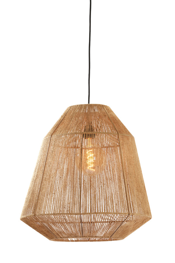 Hanging lamp 50x50 cm MALVA jute natural - Majorr