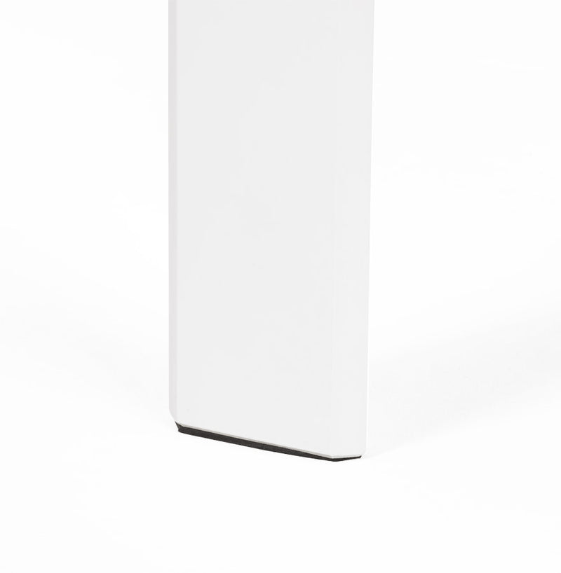 Uitschuifbare, witte, matte design tafel 'MAMAT' - 190(270)x95 cm - Majorr