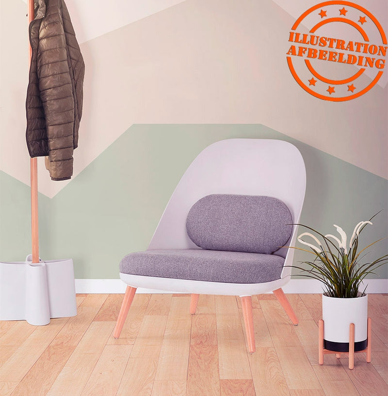 Bloempot 'MARGERIT' voor binnen wit design - Majorr