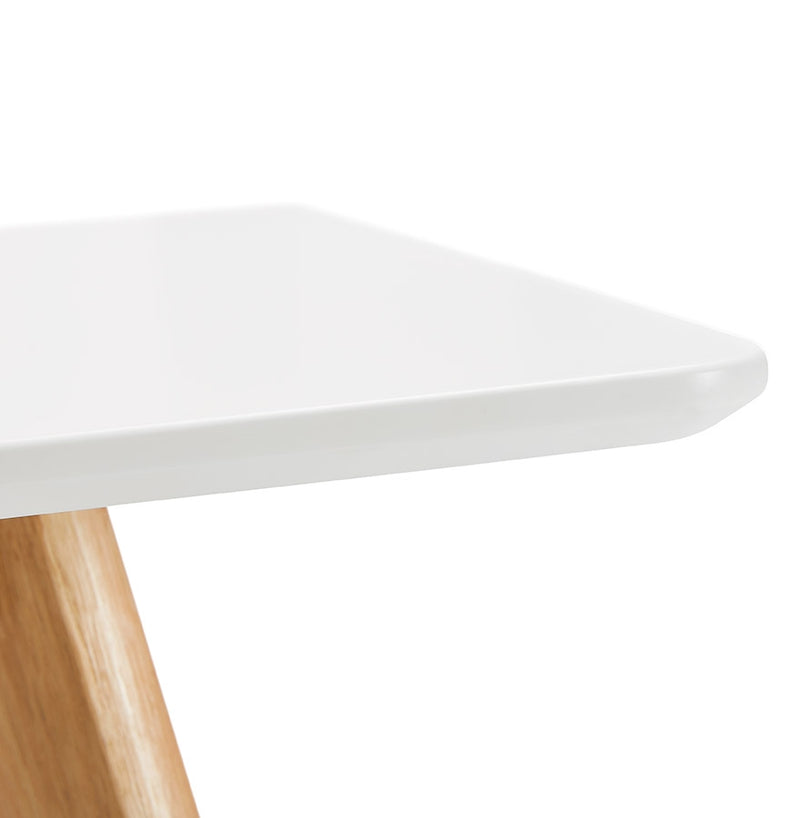 Design witte 'MARIUS' tafel / bureau in Scandinavische stijl - 120x80 cm - Majorr