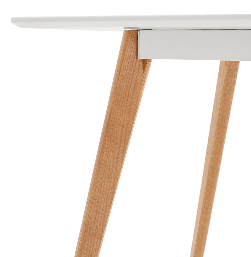 Design witte 'MARIUS' tafel / bureau in Scandinavische stijl - 120x80 cm - Majorr