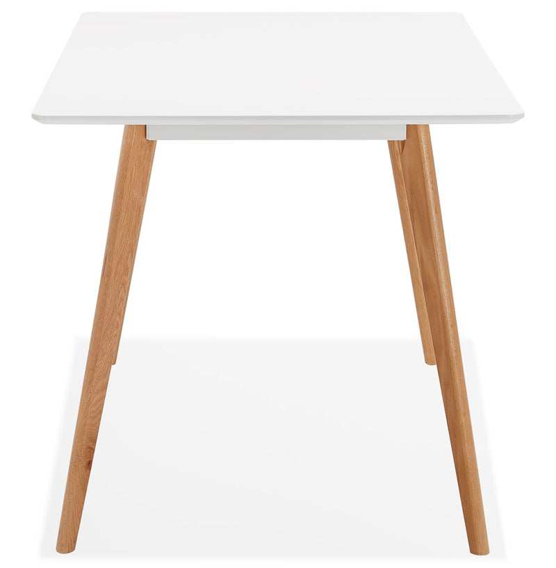 Design witte 'MARIUS' tafel / bureau in Scandinavische stijl - 120x80 cm - Majorr