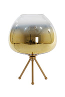 Table lamp 30x43 cm MAYSON glass gold-clear+gold - Majorr