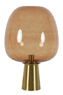 Table lamp 40x59 cm MAYSONY glass brown+bronze - Majorr