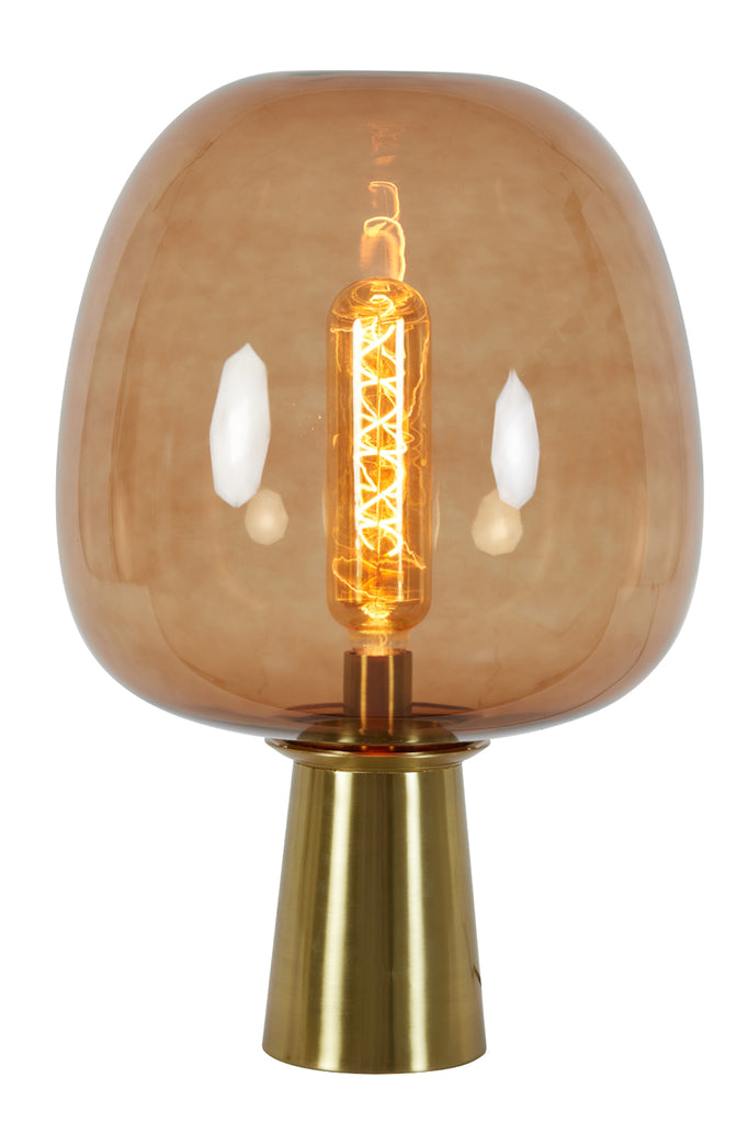 Table lamp 40x59 cm MAYSONY glass brown+bronze - Majorr