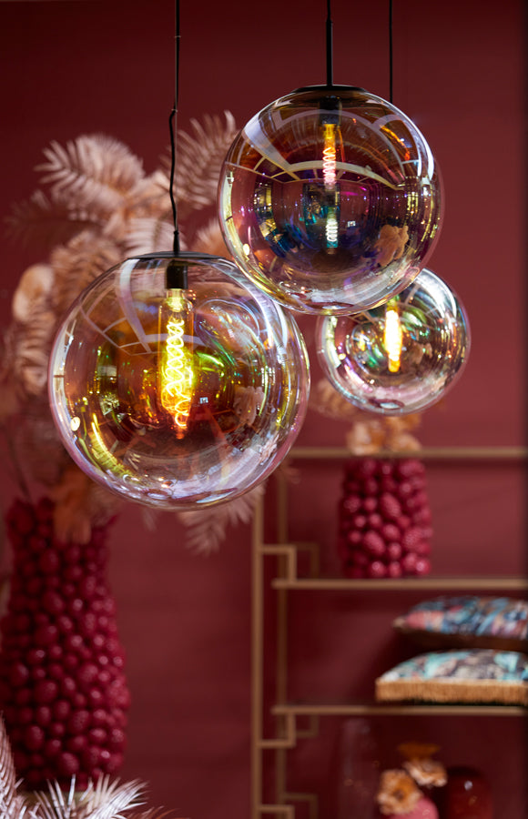 Hanglamp Medina - Multicolor Glas - Ø40cm - Majorr