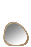 Mirror Irregular Mango Wood Small - Majorr