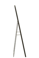 Mirror On Foot Rounded Gl/Met Bl - Majorr