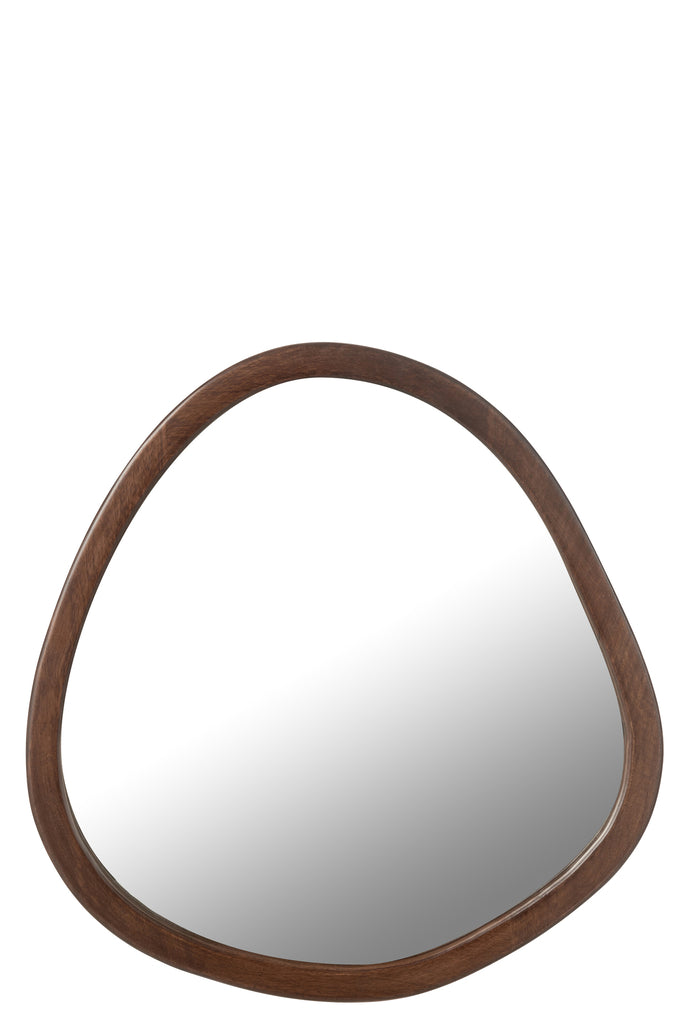 Mirror Whisp Mango Wood/Mdf Brown Large - Majorr