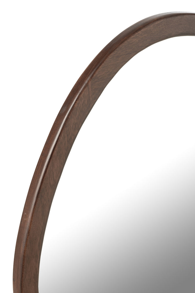 Mirror Whisp Mango Wood/Mdf Brown Large - Majorr