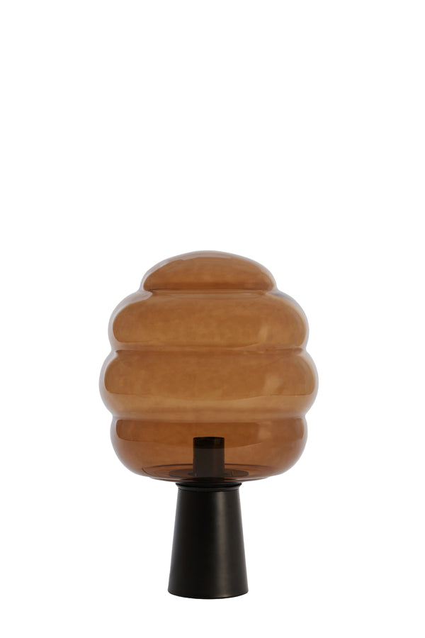 Lampe de table Misty - Marron/Noir - 30x30x46cm