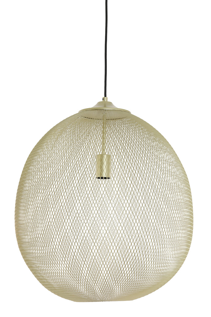 Hanging lamp 50x58 cm MOROC gold - Majorr