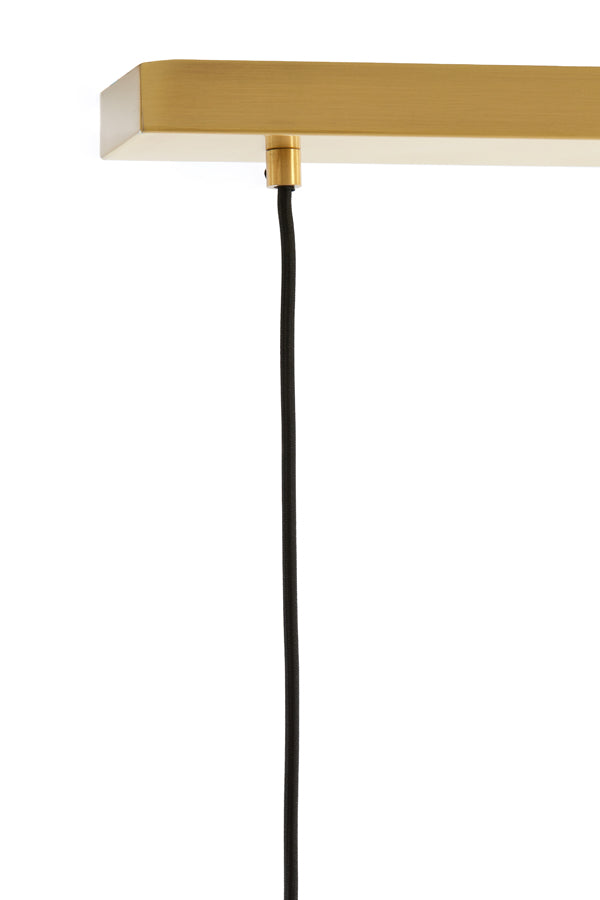 Hanging lamp 3L 104x30x34 cm MOROC gold - Majorr