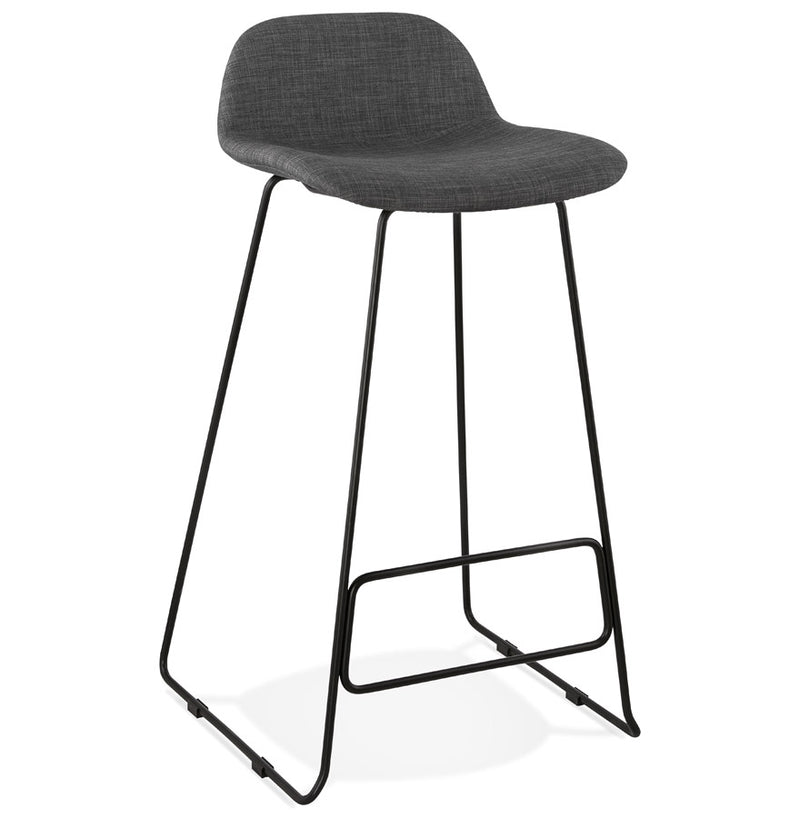 Design barkruk 'MOSKOW' zwart industriële stijl - Majorr