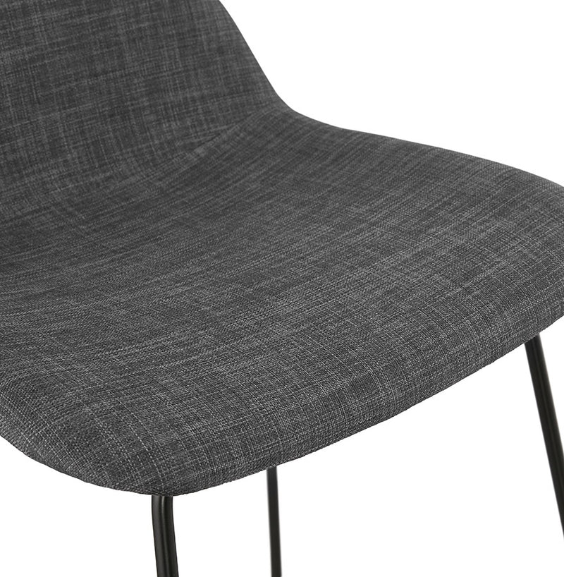 Halfhoge kruk 'MOSKOW MINI' zwart industriële stijl - Majorr
