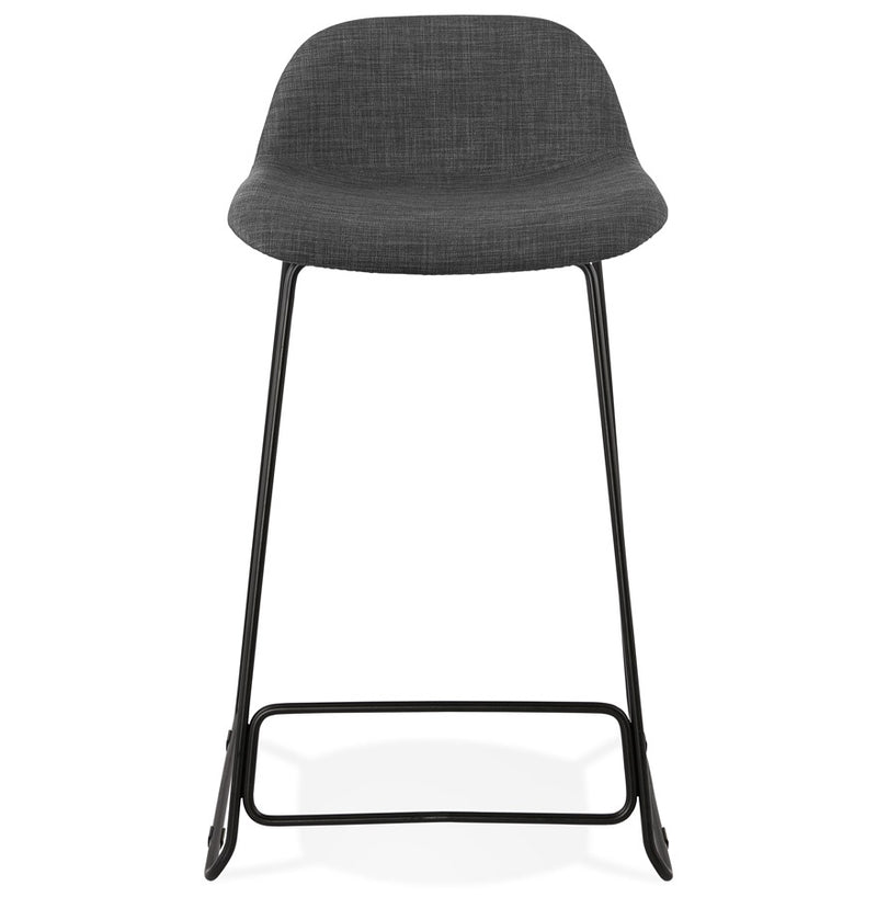 Halfhoge kruk 'MOSKOW MINI' zwart industriële stijl - Majorr