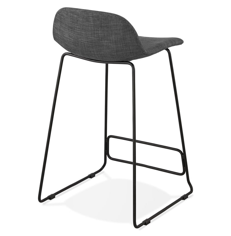Halfhoge kruk 'MOSKOW MINI' zwart industriële stijl - Majorr