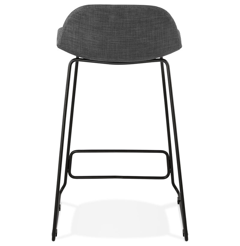 Halfhoge kruk 'MOSKOW MINI' zwart industriële stijl - Majorr