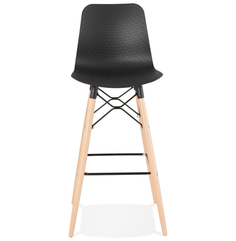 Design barkruk 'MOZAIK' zwart Scandinavische stijl - Majorr