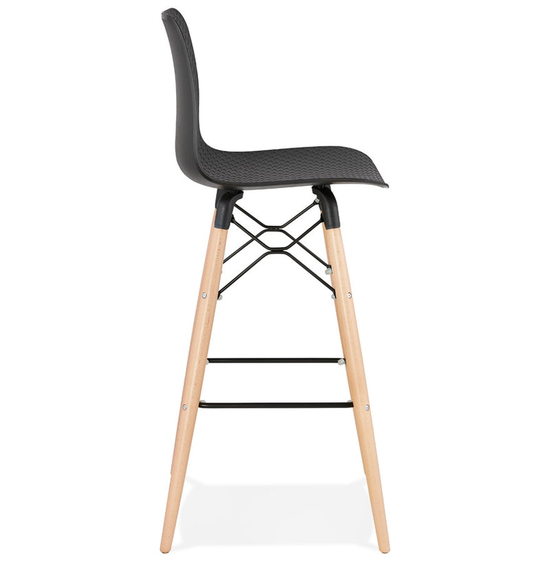 Design barkruk 'MOZAIK' zwart Scandinavische stijl - Majorr