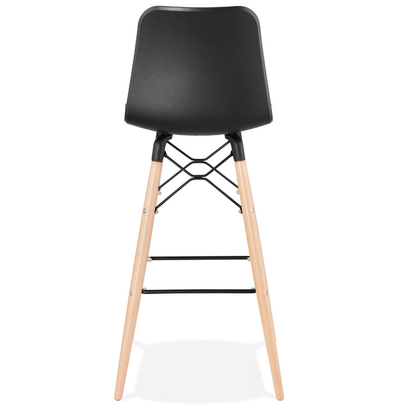 Design barkruk 'MOZAIK' zwart Scandinavische stijl - Majorr